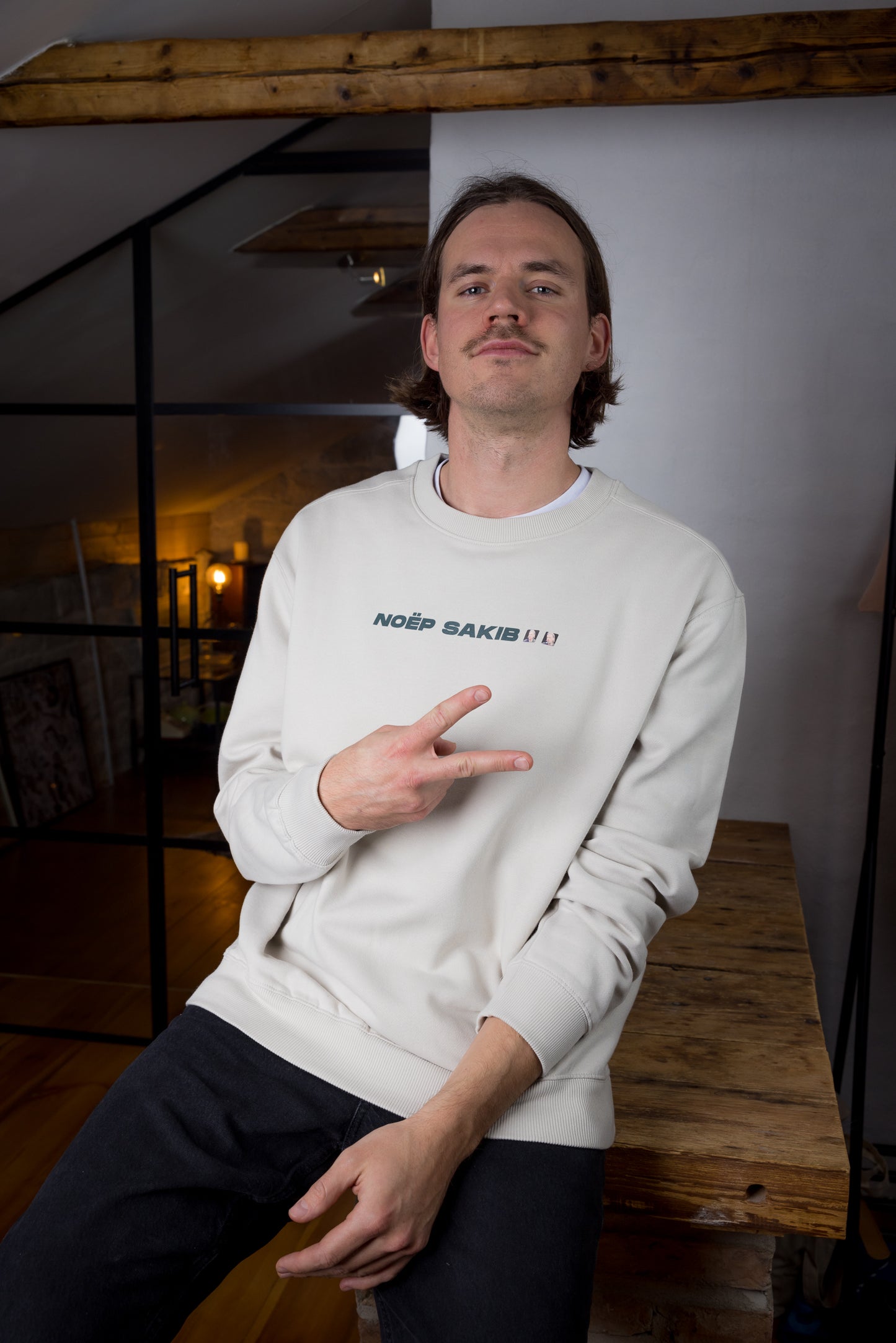 "NOËP SAKIB" Sweatshirt