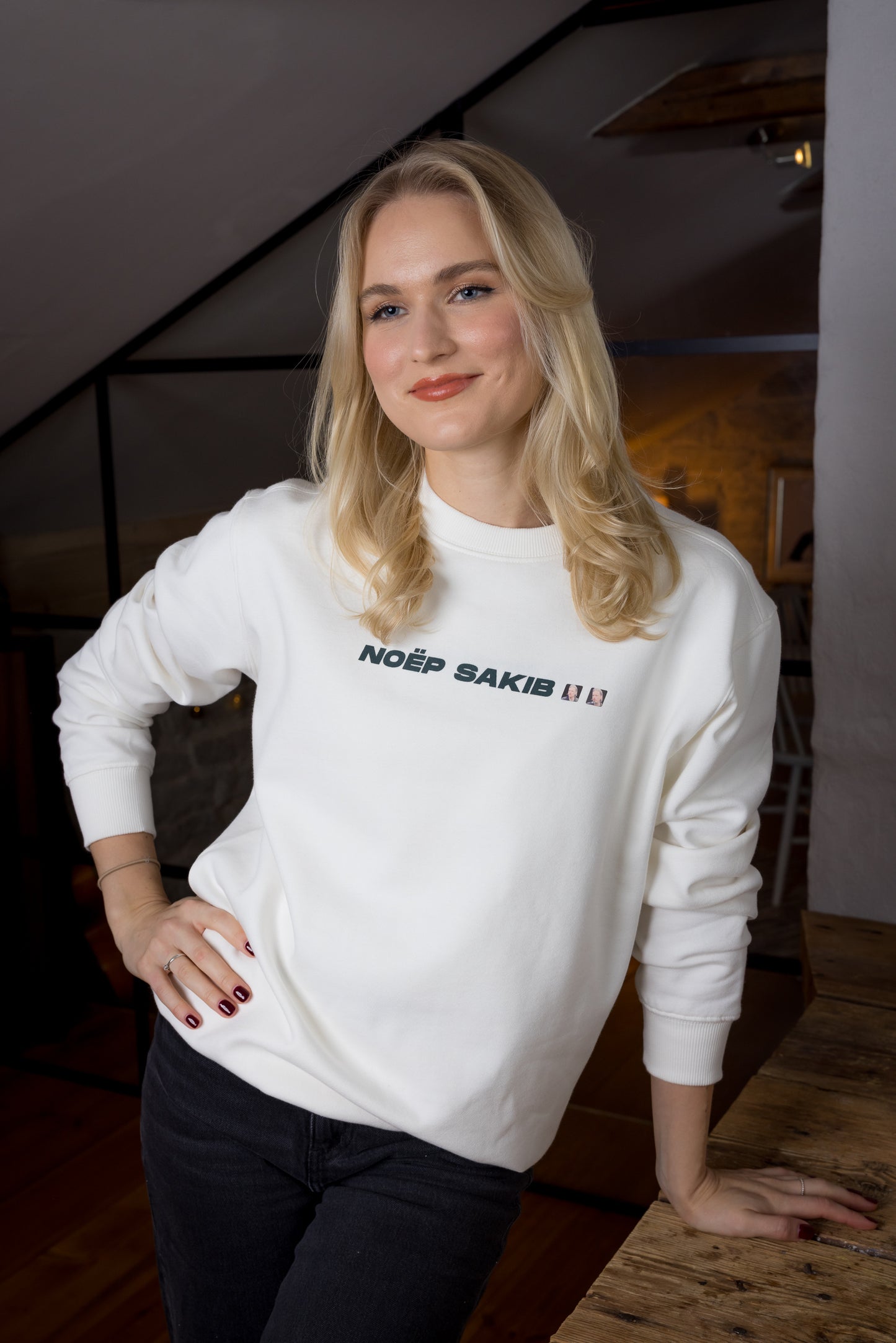 "NOËP SAKIB" Sweatshirt